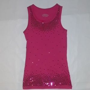 3/$10 Justice Sequin Tank Top